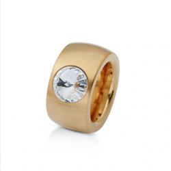 Ring gelbgold mit Preciosa® Crystals 