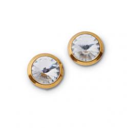 Ohrstecker gelbgold mit Swarovski 