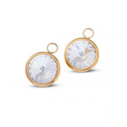 Einhänger gelbgold mit Swarovski 
