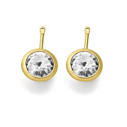 Einhänger gelbgold mit Swarovski 