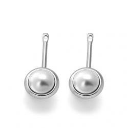 Einhänger für Ohrstecker mit Perle 